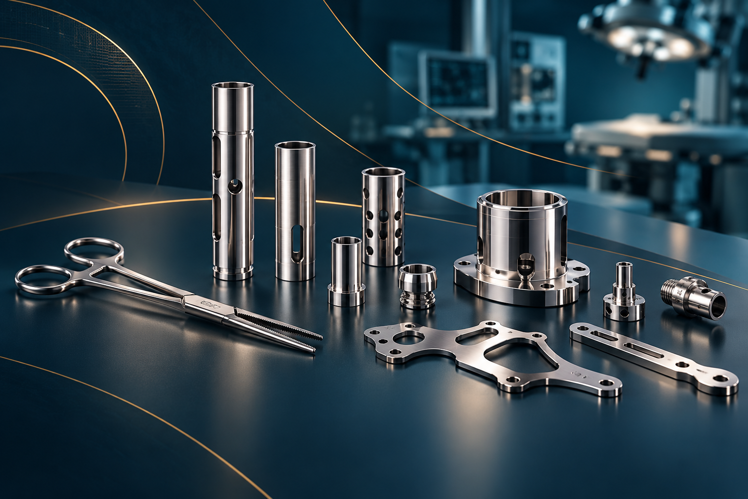 medical equipment metal components